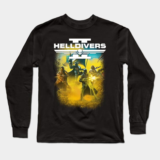 HELLDIVERS II Long Sleeve T-Shirt by lightsdsgn